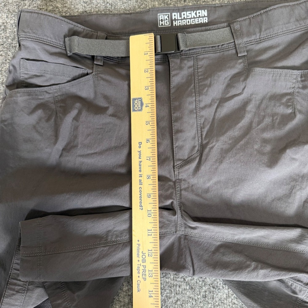 Alaskan Hardgear Mens Shorts 38 Gray Belted Hiking Outdoor Cargo Lightweight‎ - Picture 6 of 11